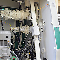 Direktantrieb Walzen Hydromotor Planetengetriebe Hezinger Rundbiegemaschine