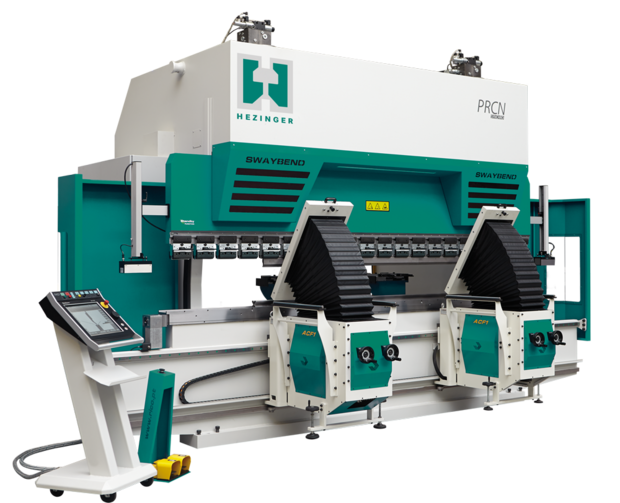 Schwere Abkantmaschine PRCN mit Biegehilfen