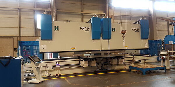 Tandem-Abkantpresse Hezinger-PressLine PRCB 12.000 kN x 8.000 mm