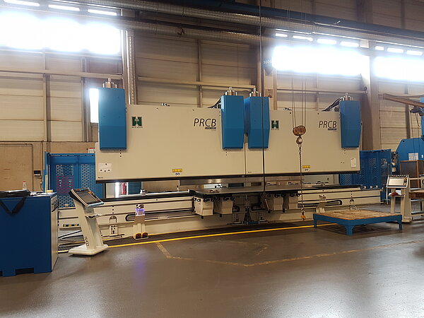 Tandem-Abkantpresse Hezinger-PressLine PRCB 12.000 kN x 8.000 mm