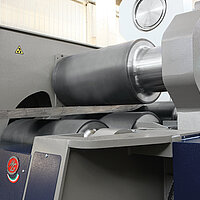 Minimierte Austauschwalze mit Exzenteraufnahme für Rundbiegemaschinen