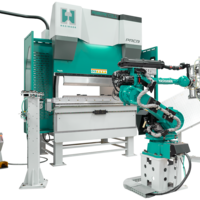 Roboter-Biegezelle – automatisiertes Biegen mit Abkantpresse und Industrieroboter
