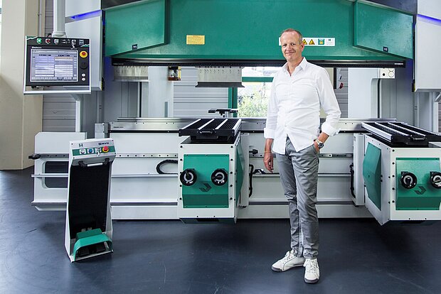 Thomas-Alexander Weber, Geschäftsführer der Hezinger Maschinen GmbH