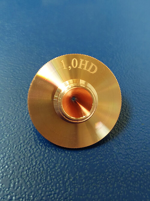 Laser Düse 1,0 mm DE HP1.5" aussen konisch
