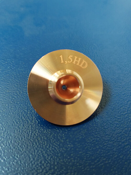 Laser Düse 1,5 mm DE HP1.5" aussen konisch