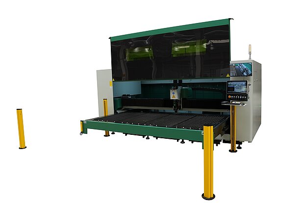 Flachbettlaser HLA in seitlicher Ansicht