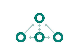 Rundbiegemaschine mit horizontal verstellbarer Unterwalzen