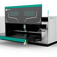 Leistungsdaten einer Laserschneidanlage