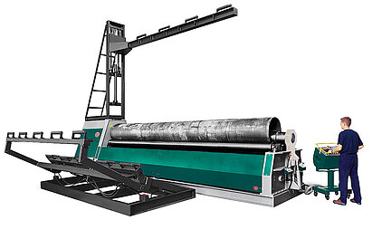 Materialhandling: Zubehör für Rundbiegemaschinen