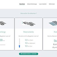 Kann man bei Hezinger Maschinen online konfigurieren und bestellen?