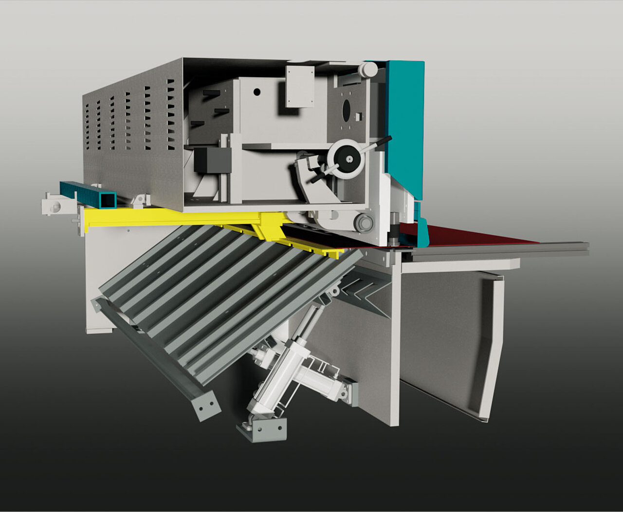 Blechhochhaltung hydraulische Tafelschere HGR