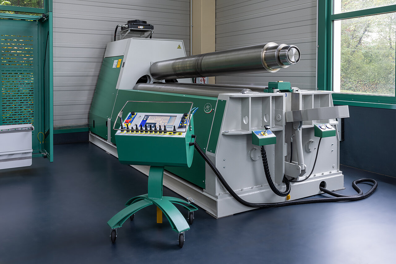 Allgemeine Beschreibung der 4-Walzen Rundbiegemaschine MG4R