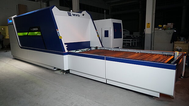 Wechseltisch für Laser-Schneidanlage