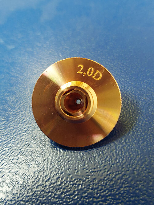 Laser Doppeldüse 2,0 mm DE HP1.5