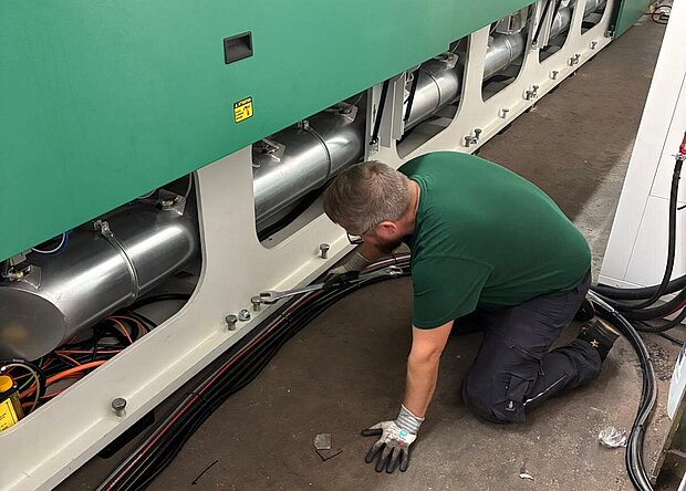 Wartung der Hezinger-Maschinen