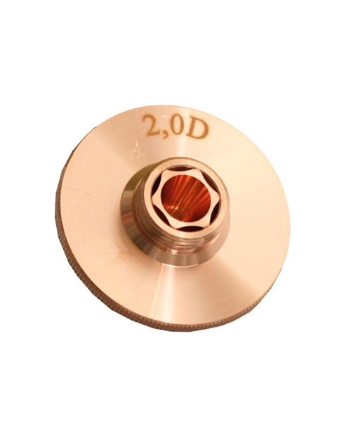 Laser Doppeldüse 2,0 mm DE HP1.5