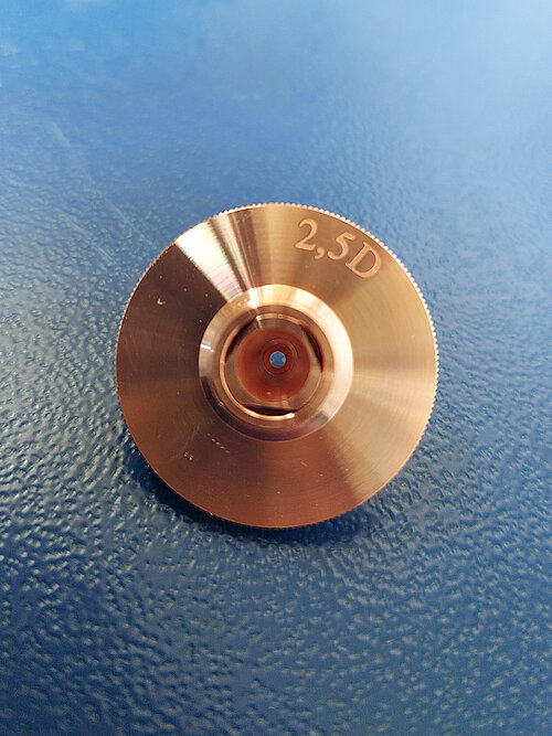 Laser Doppeldüse 2,5 mm DE HP1.5