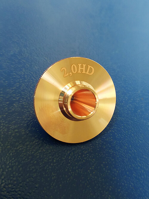 Laser Düse 2,0 mm DE HP1.5" aussen konisch