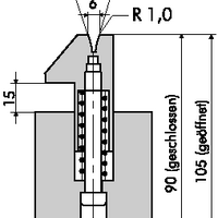 Zudrückwerkzeug an einer Hezinger Abkantpresse – präzise Umkantungen für Blechfalz und optimierte Blechbearbeitung