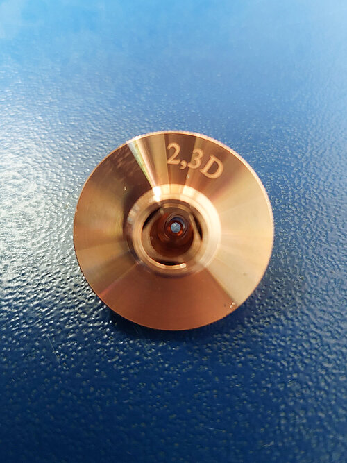 Laser Doppeldüse 2,3 mm DE HP1.5