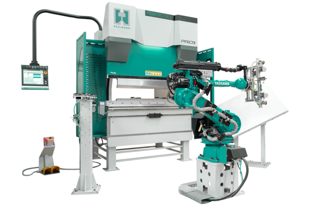 Biegezelle mit Roboter und Abkantpresse | Automatisiertes Biegen