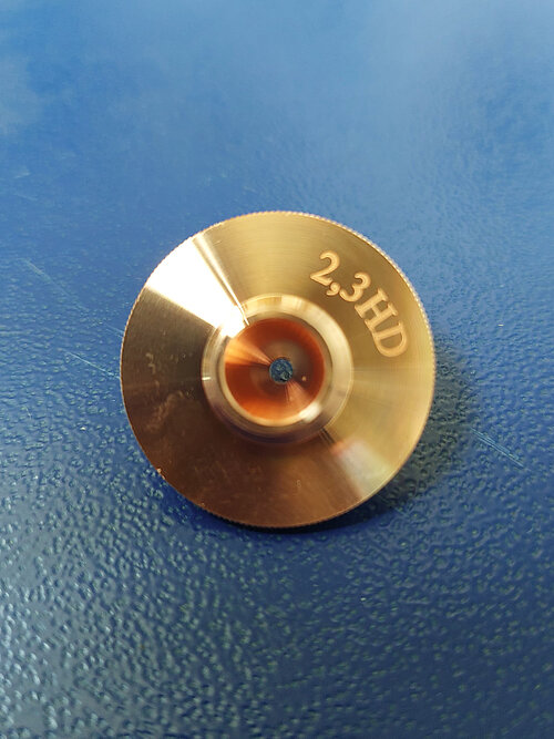 Laser Düse 2,3 mm DE HP1.5" aussen konisch