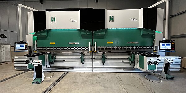 Tandem-Abkantpresse Hezinger-PressLine C320-3100x2