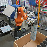 Rundbiegemaschine mit Robotertechnik – automatisiertes Materialhandling für effiziente Blechbearbeitung