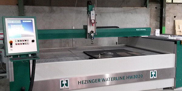 Wasserstrahlschneidanlage Hezinger-CutLine HW3020