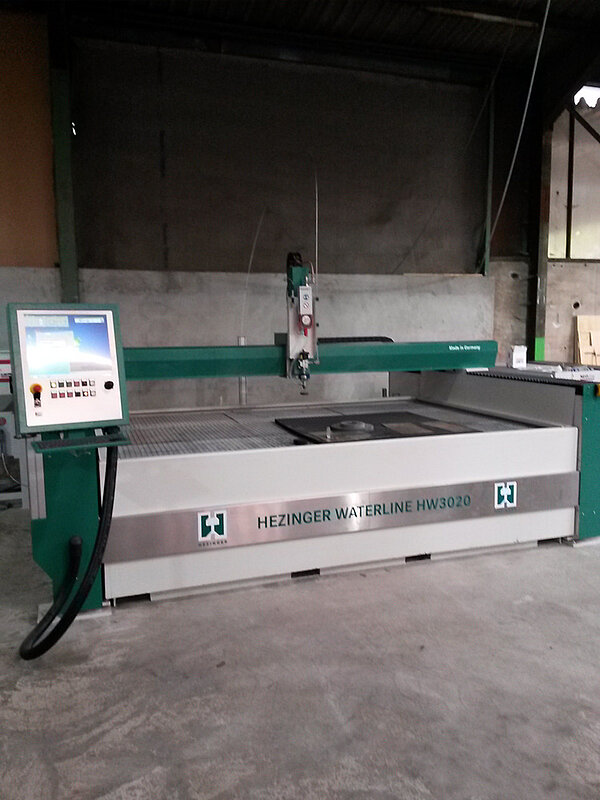 Wasserstrahlschneidanlage Hezinger-CutLine HW3020