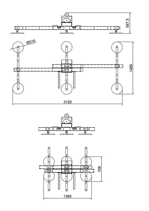 Vakuumheber Modell FTS6B1000